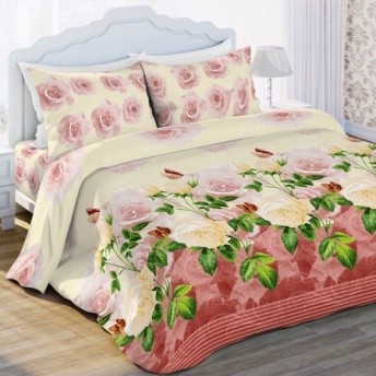 Комплект постельного белья «Розарий» (арт. 11032, 1,5-спальный, БИОкомфорт, 2 наволочки 70х70)