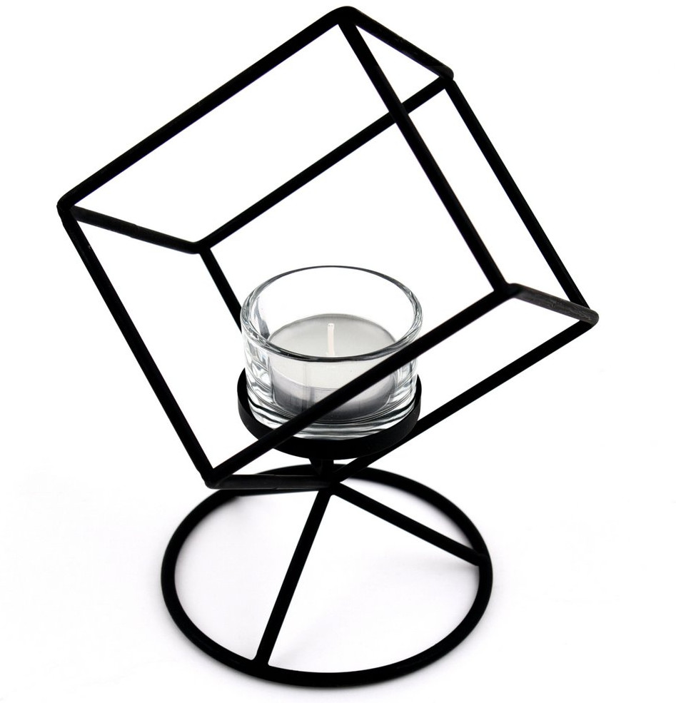 Подсвечник декоративный «Куб» | Мультидом Трейдинг