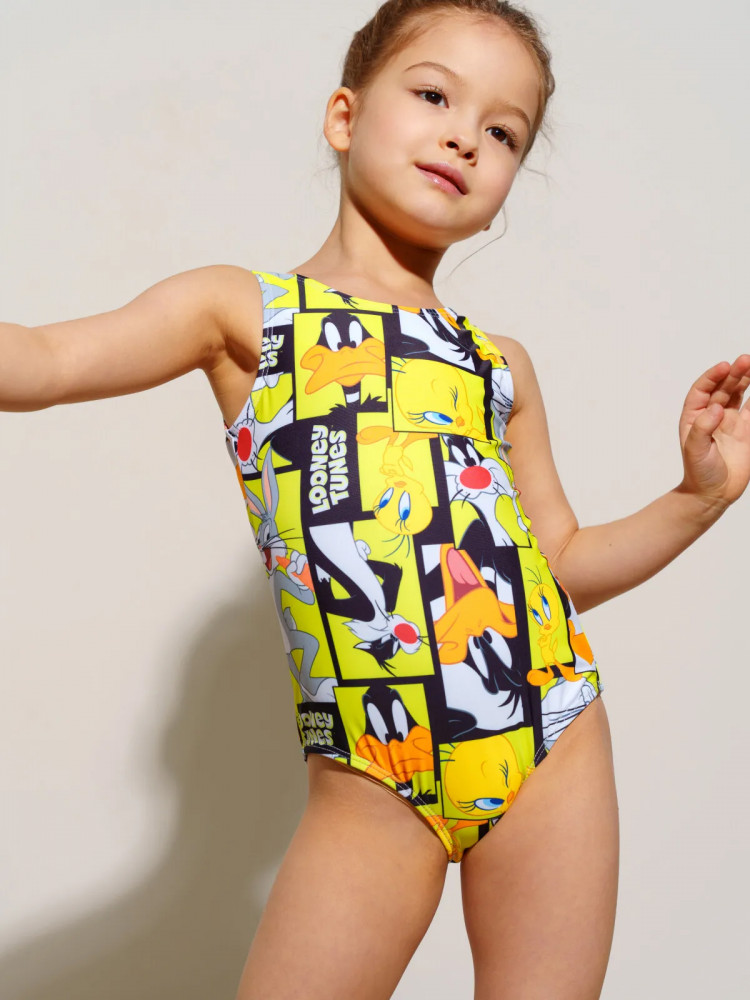 Купальник слитный для девочек | Swimwear | PlayToday