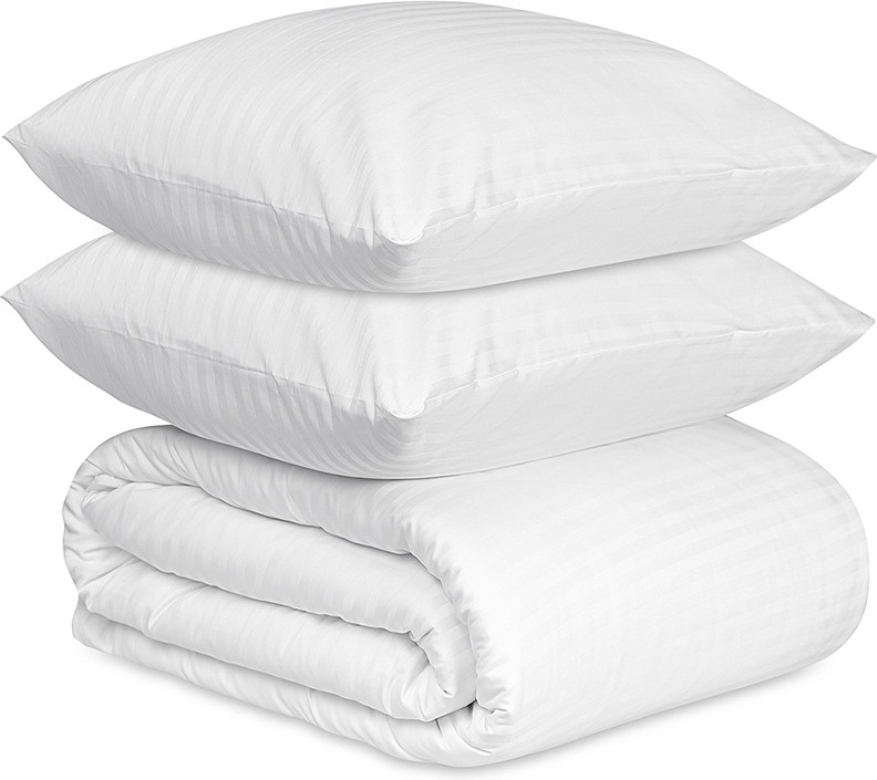 Комплект постельного белья из наволочек и пододеяльника «Essentia» | Essential | Tkano