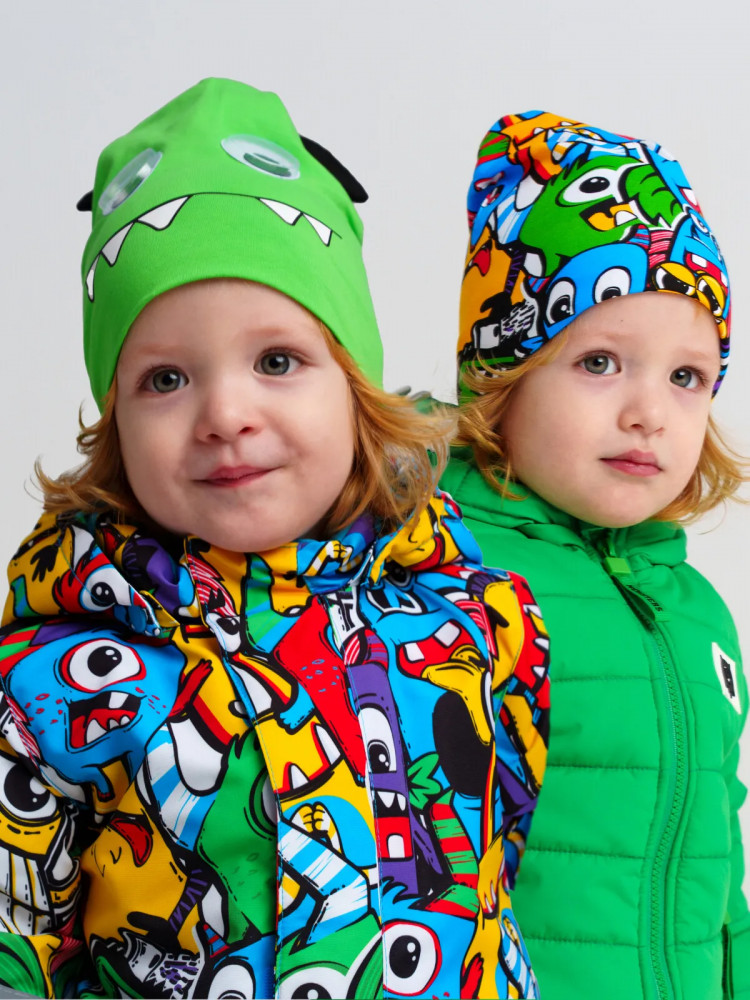 Комплект шапок для мальчика | Funny Monsters | PlayToday