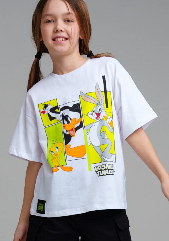 Футболка для девочек | Neon Glam | PlayToday