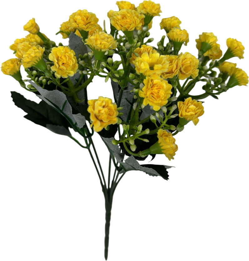 Цветы искусственные «Букет из гвоздичек» | ИнтерPresent