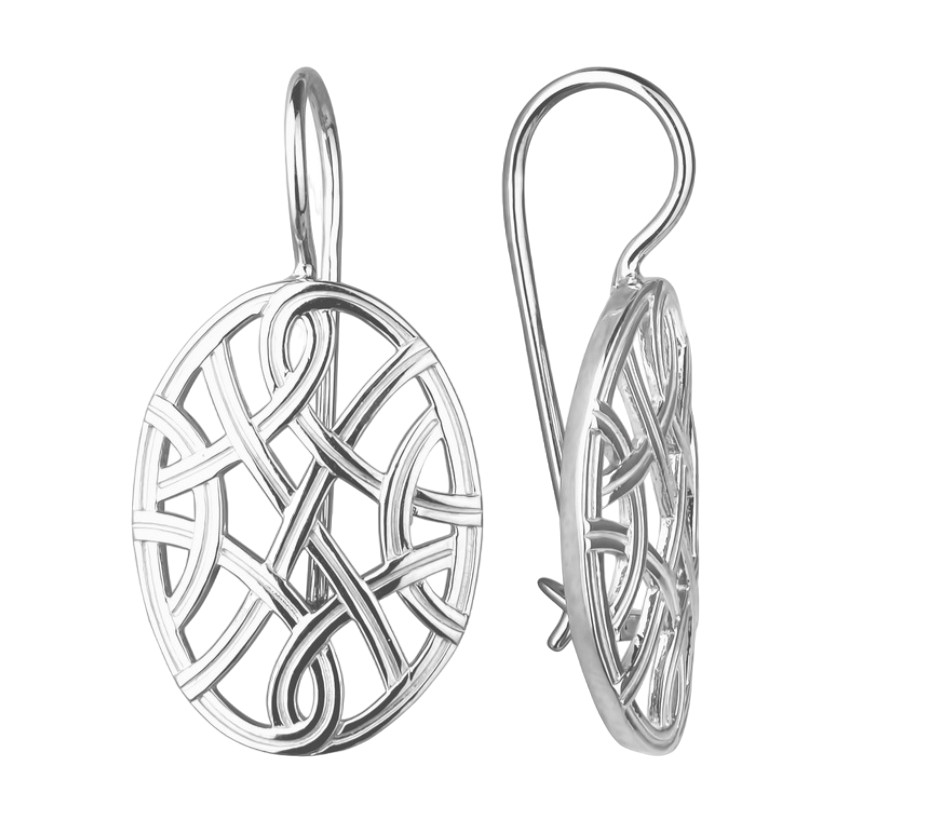 Серьги из серебра | Костромской ювелирный завод