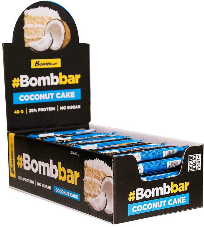 Набор батончиков в шоколаде «Кокосовый торт» | Bombbar