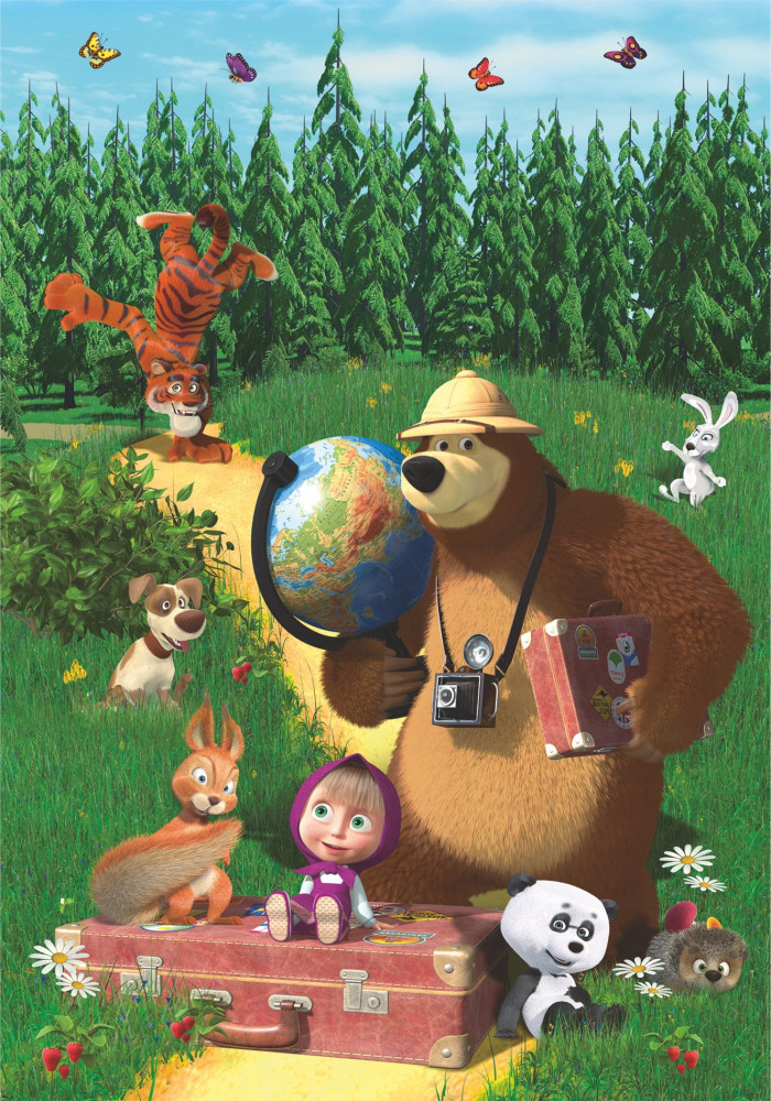 Фотообои «Маша и Медведь» | Симфония