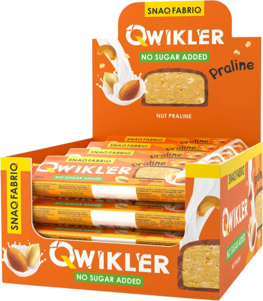 Набор батончиков в шоколаде «Ореховое пралине» | Qwikler | Bombbar