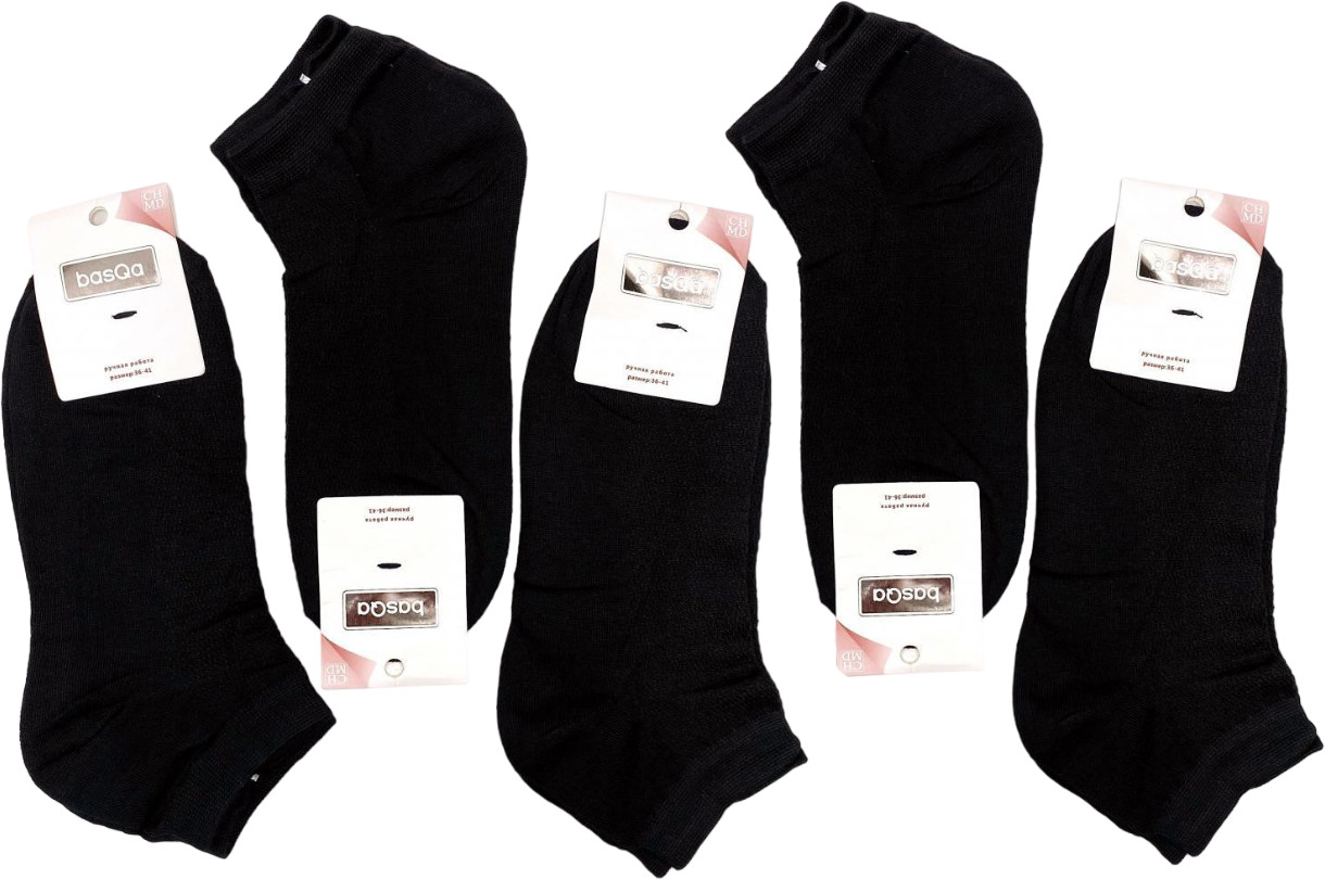 Комплект носков женских коротких «Сетка» | BasQa