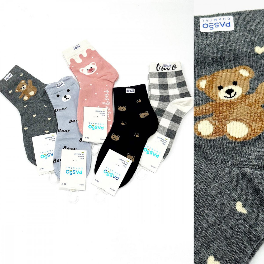 Комплект носков женских «Bear» | Passo Chantal