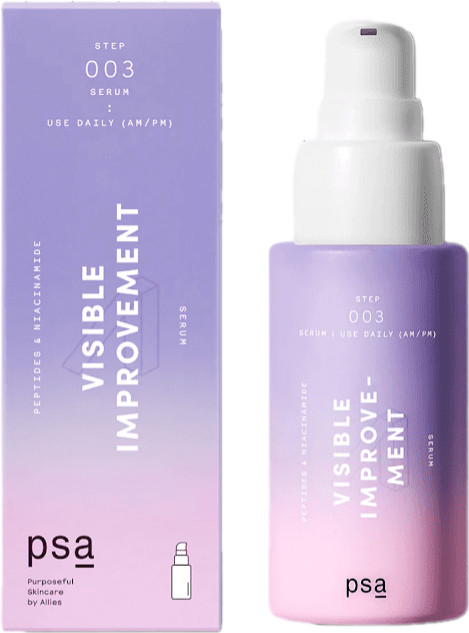 Сыворотка мультифункциональная с пептидами и ниацинамидом «Visible Improvement Peptides & Niacinamide Serum» | Psa