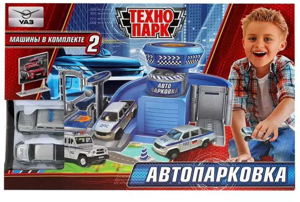 Набор игровой «УАЗ. Автопарковка» | Технопарк