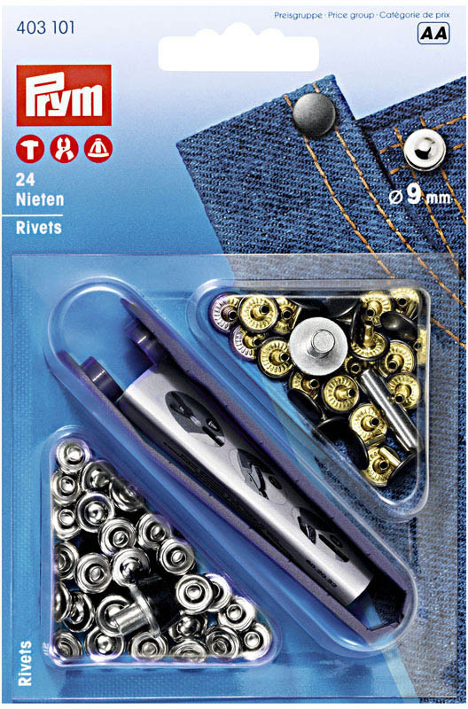 Хольнитены двухсторонние с установочным инструментом | Prym