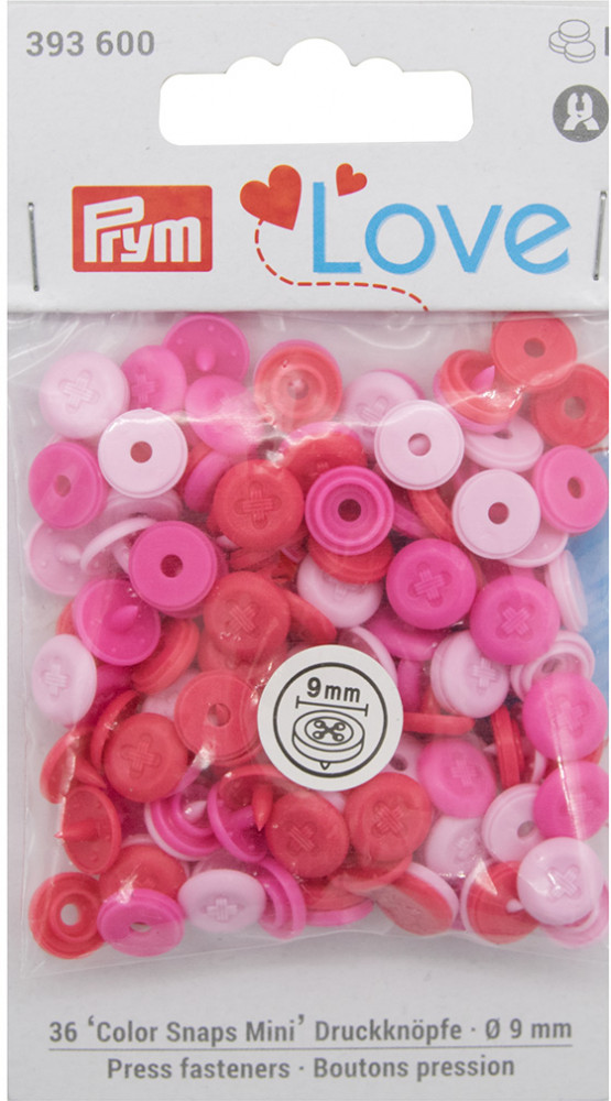 Набор кнопок с имитацией стёжки «Color Snaps Mini» | Prym Love | Prym