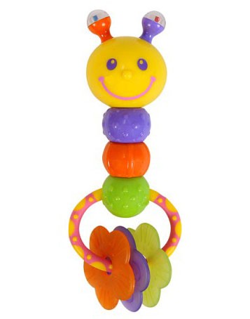 Погремушка — прорезыватель «Гусеничка» | ABC | Simba