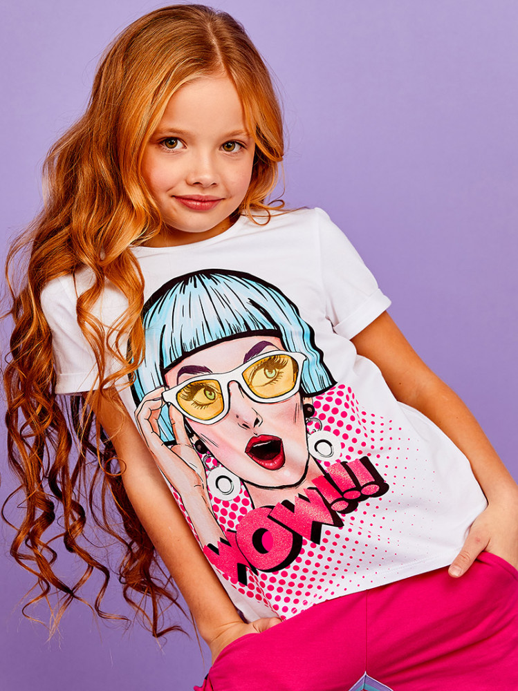 Футболка для девочек | Sweet Rainbow | Juno
