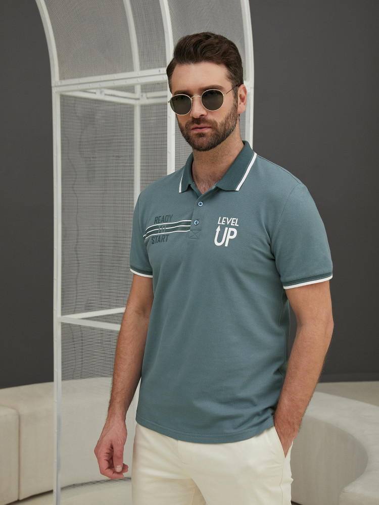 Футболка-поло мужская | SeaBreeze | BeGood