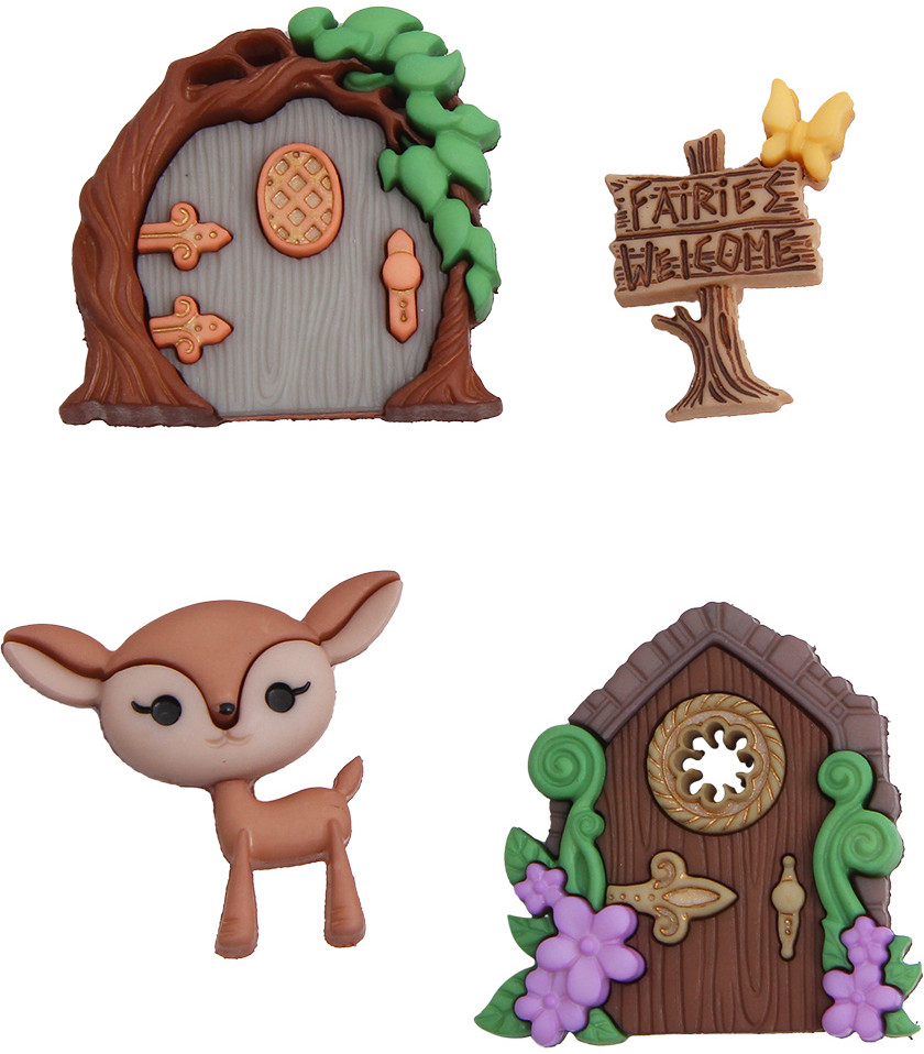 Набор пуговиц-фигурок «Волшебные сказки» | Dress it up