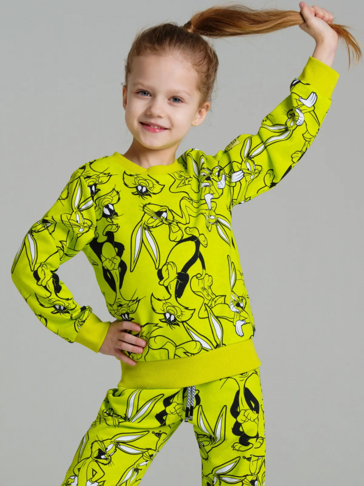 Свитшот для девочек | Neon Glam | PlayToday