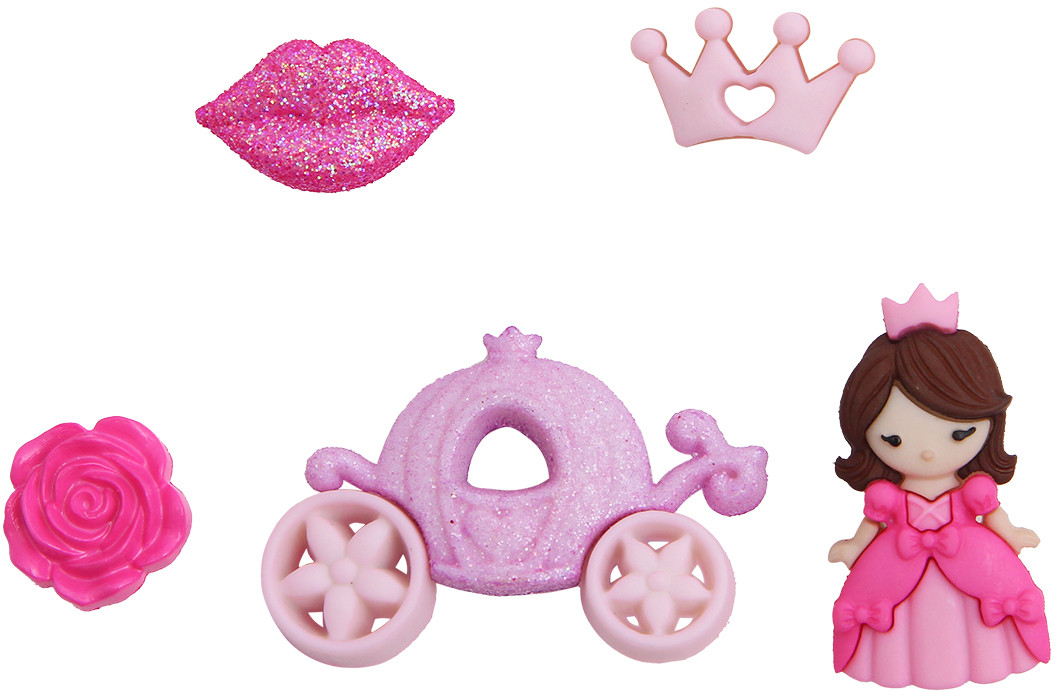 Набор пуговиц-фигурок «Красавица на балу» | Dress it up