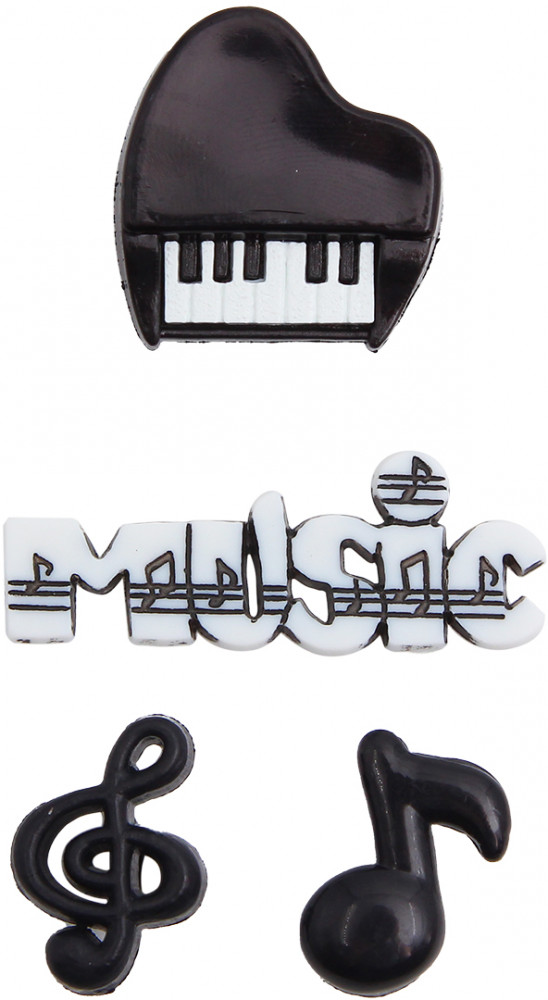 Набор пуговиц-фигурок «Музыка» | Dress it up