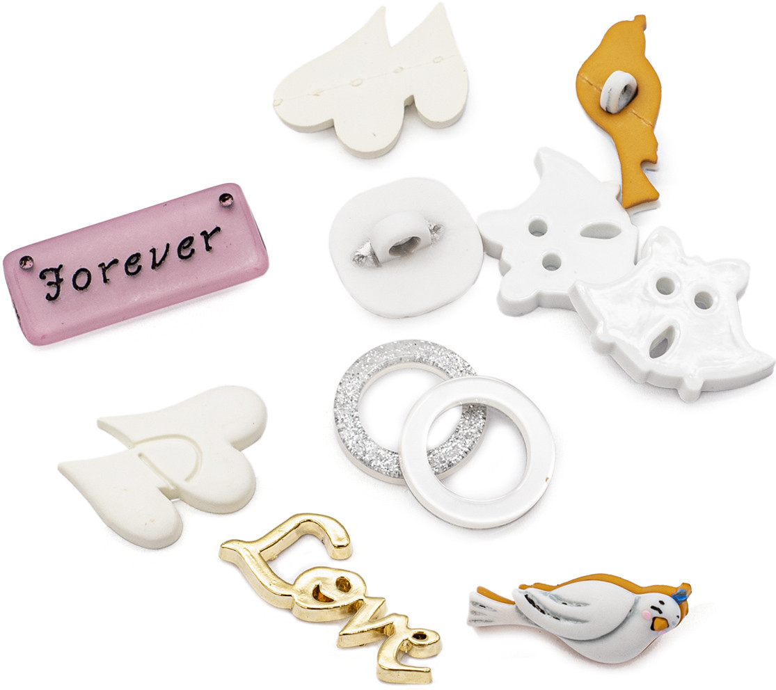 Набор пуговиц-фигурок «Невеста» | Buttons Galore&More