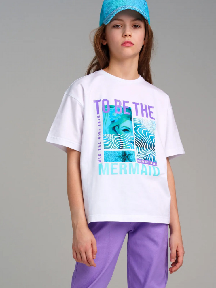 Футболка для девочек | Mermaid | PlayToday