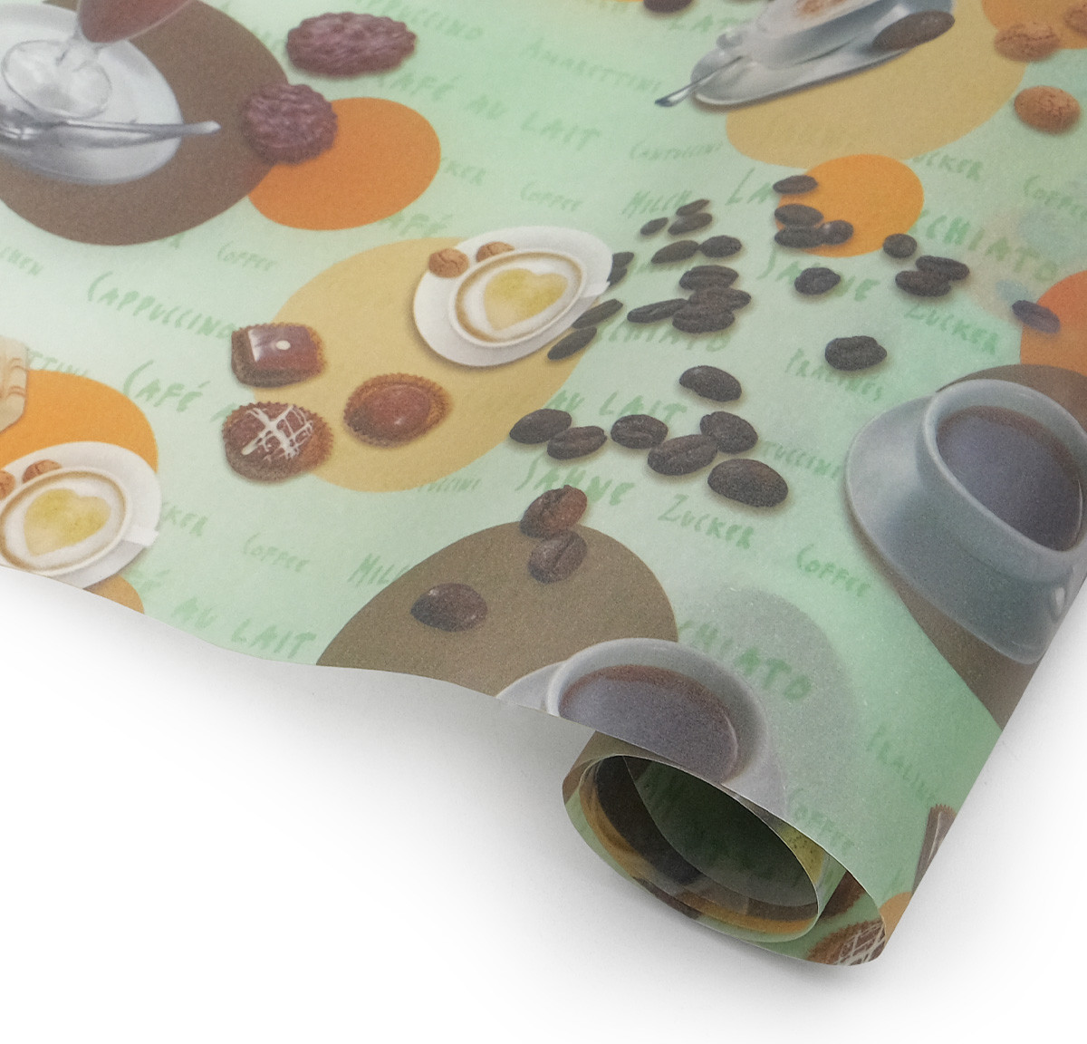 Бумага упаковочная транспарентная «Капучино» | Folia