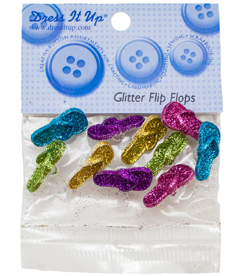 Набор пуговиц-фигурок «Тапочки» | Dress it up