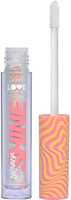 Тени для век жидкие сияющие «Nirvana», оттенок 04 Gentle petal | Love Generation