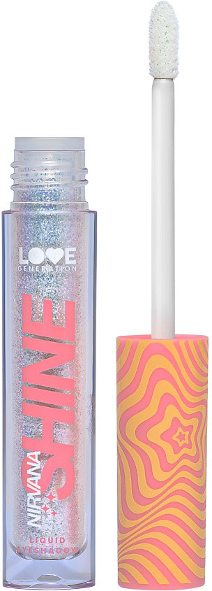 Тени для век жидкие сияющие «Nirvana», оттенок 05 Serene | Love Generation