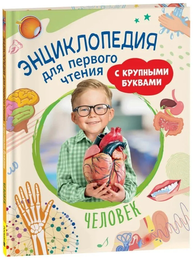 Человек. Энциклопедия для первого чтения с крупными буквами