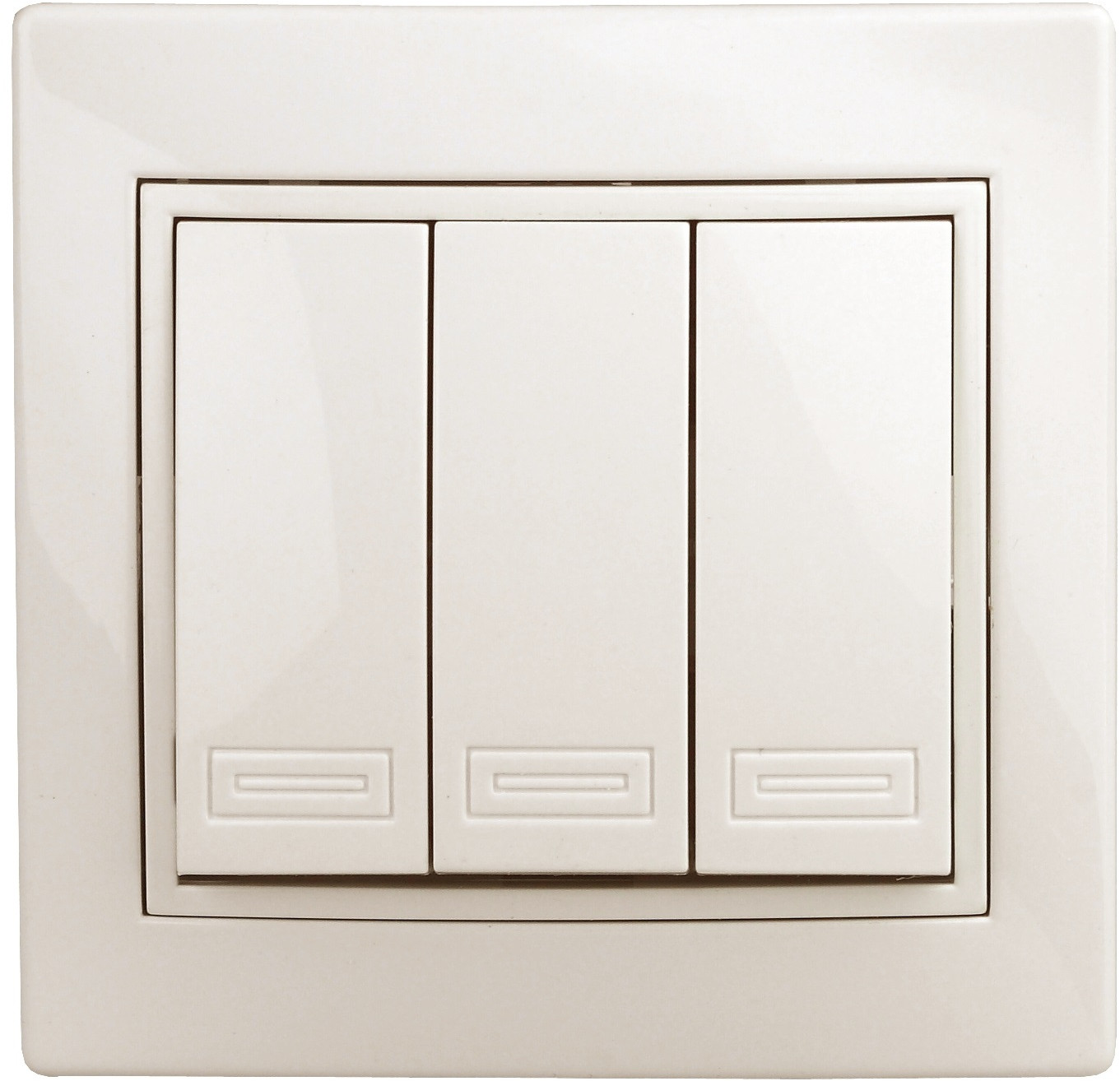 Выключатель трехклавишный | Plano | Intro