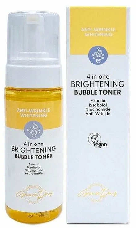 Тонер для лица пузырьковый «4 In One Brightening Bubble Toner» | Grace Day