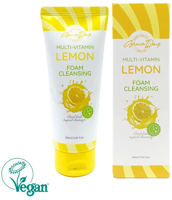 Пенка для умывания с экстрактом лимона «Lemon Foam Cleanser» | Multi-Vitamin | Grace Day