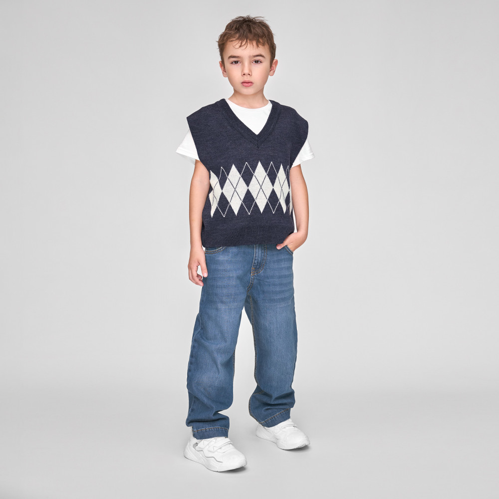 Жилет для мальчиков | Вязанка дети | Bossa Nova