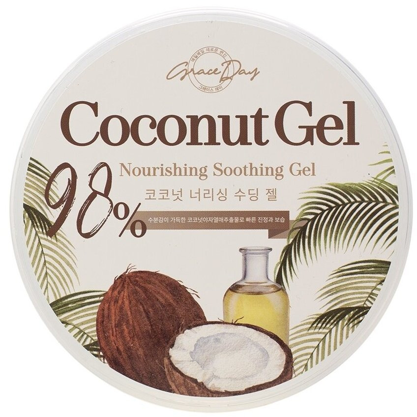 Гель для лица и тела с кокосом «Nourishing soothing gel» | Grace Day