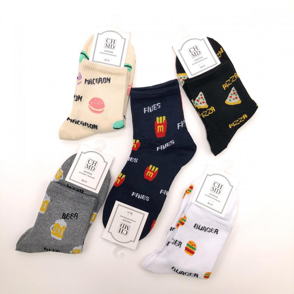 Комплект носков унисекс «Перекус» | Madame Chantal