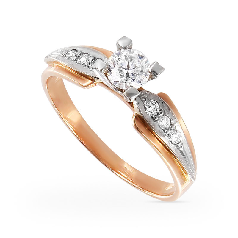 Кольцо из золота с бриллиантами | Алтын