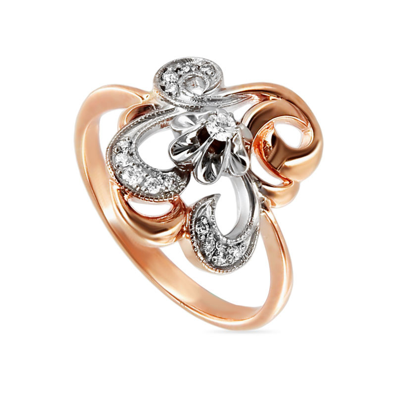 Кольцо из золота с бриллиантами | Алтын