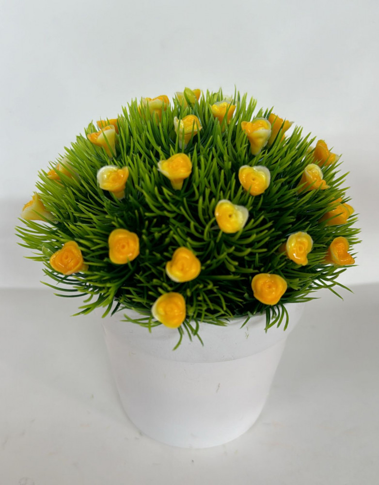 Бонсай в горшке «Розочки в траве» | ИнтерPresent