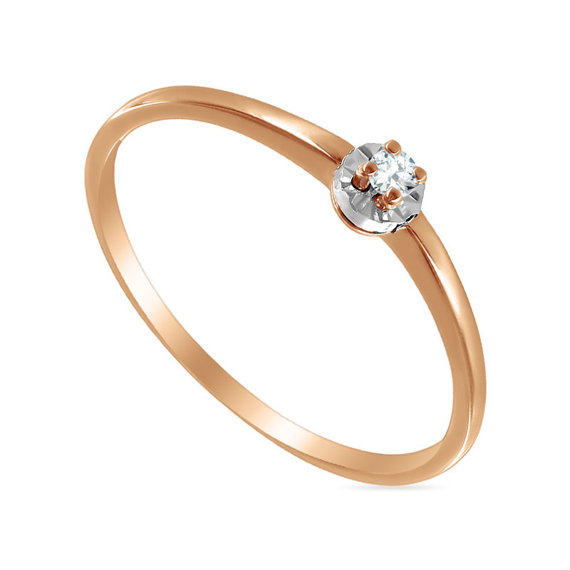 Кольцо из золота с бриллиантом | Алтын