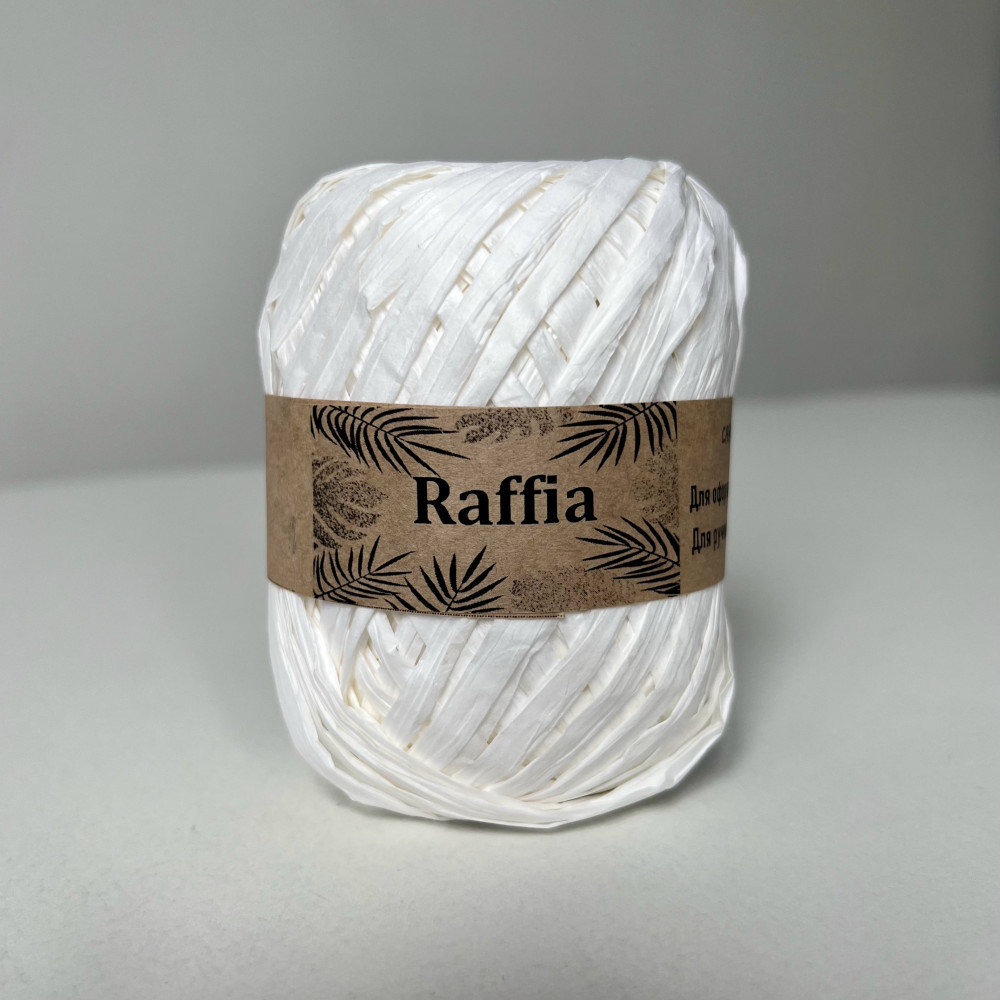 Лента «Рафия», белый | Carrero creative homе