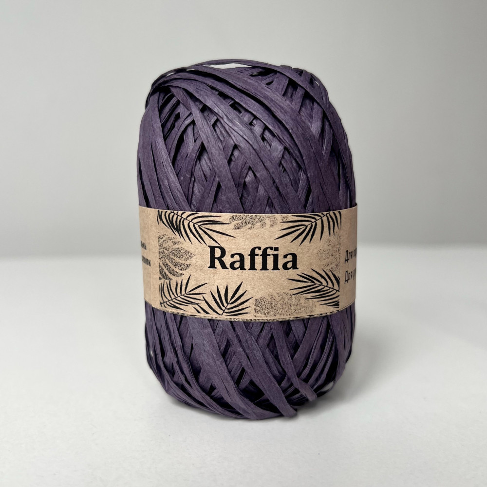 Лента «Рафия», баклажан | Carrero creative homе