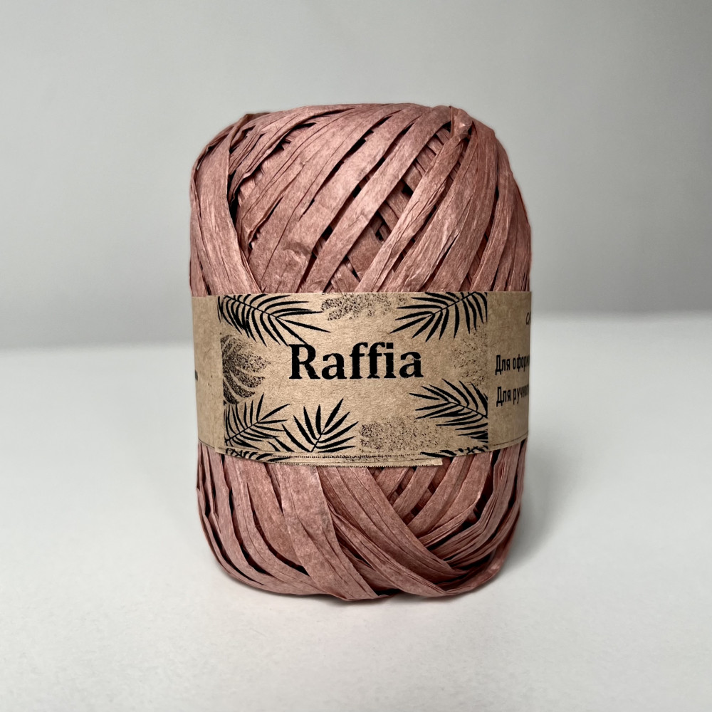 Лента «Рафия», розово-коричневый | Carrero creative homе