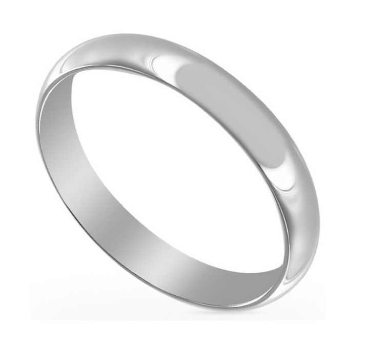 Кольцо обручальное из серебра | Алтын