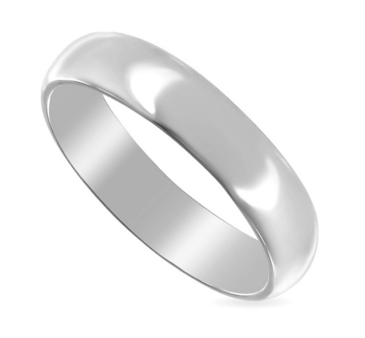 Кольцо обручальное из серебра | Алтын