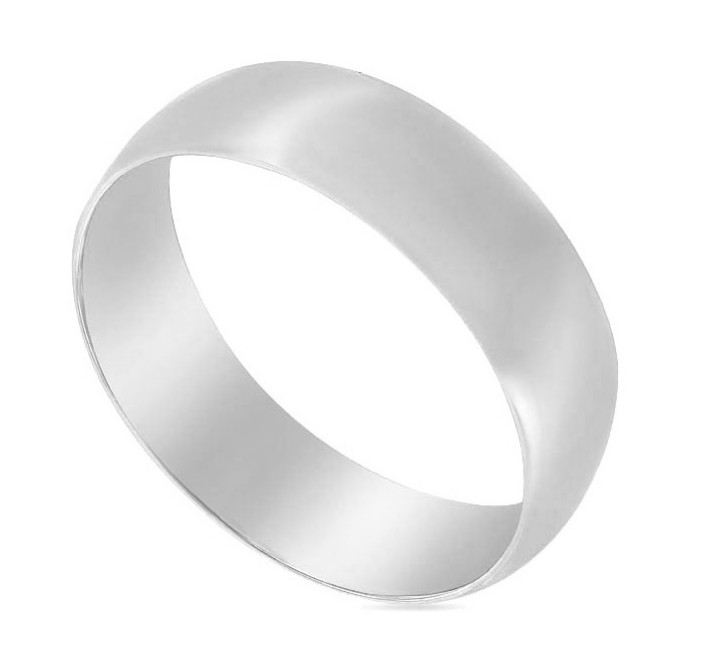 Кольцо обручальное из серебра | Алтын