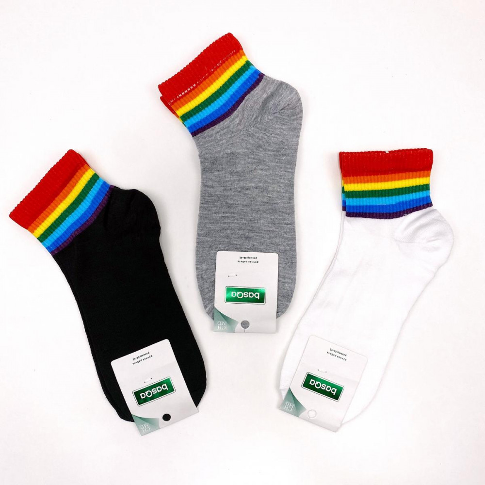 Комплект носков унисекс «Радуга» | BasQa
