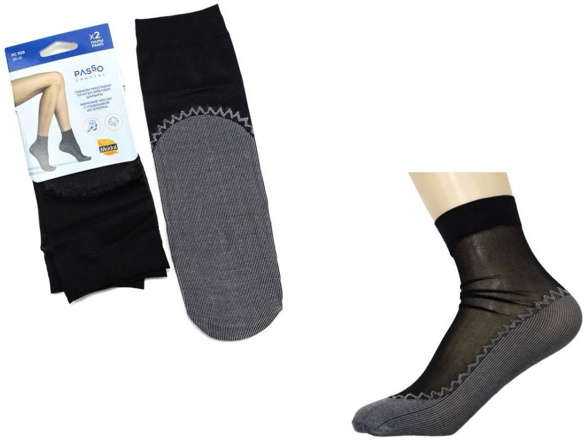 Комплект носков женских «Nero» | Passo Chantal