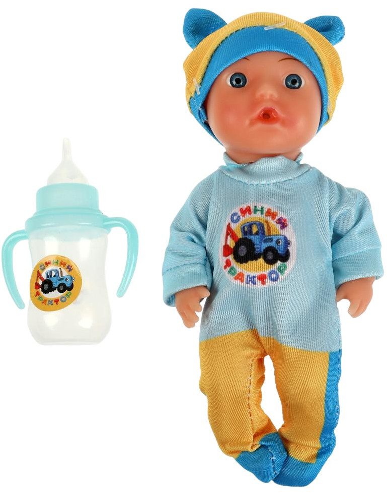 Пупс интерактивный «Малыш» | Синий трактор | Карапуз